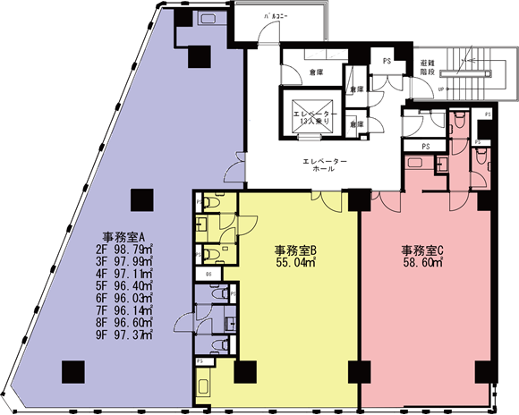 4F～10F　賃貸マンション